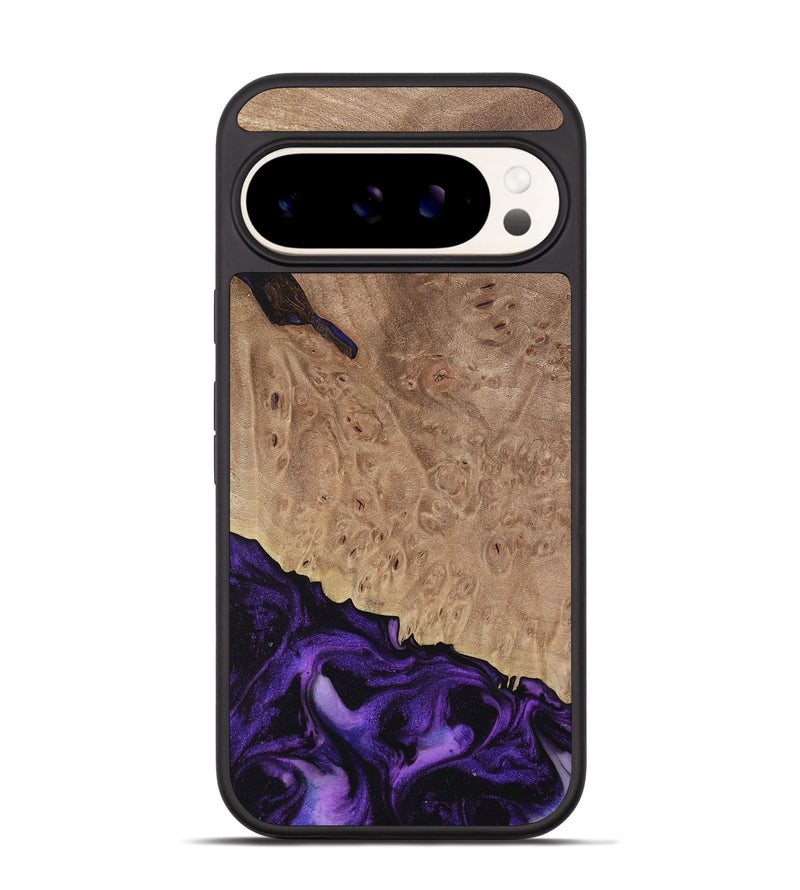 Pixel 9 Pro Wood Phone Case - Tido (Purple, 730902)