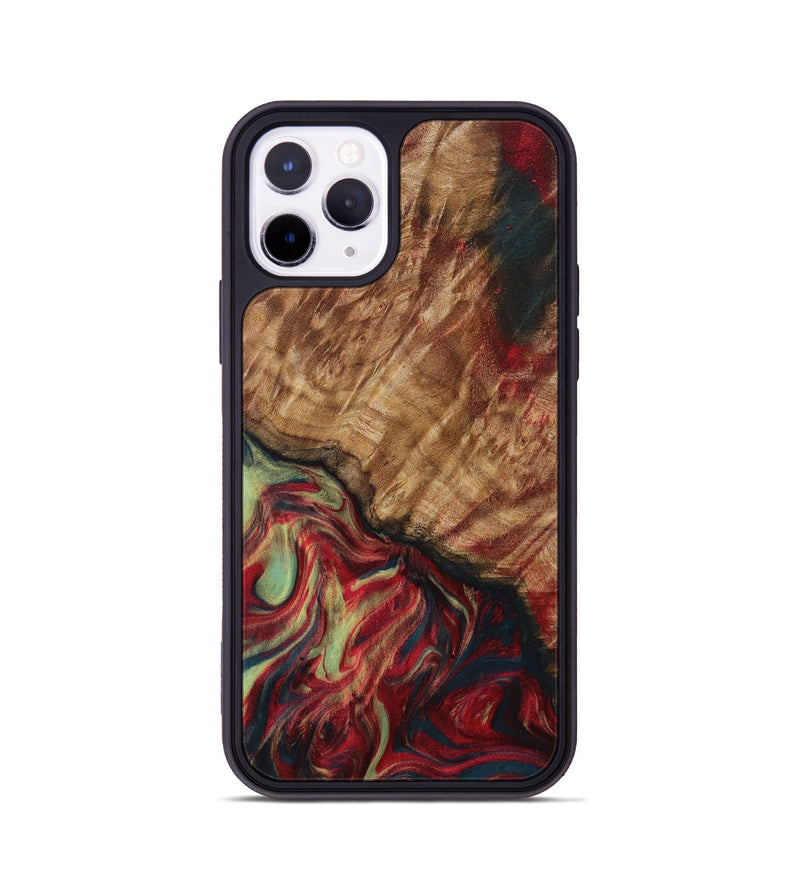 iPhone 11 Pro Wood Phone Case - Liana (Red, 730905)