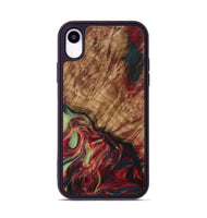 iPhone Xr Wood Phone Case - Liana (Red, 730905)