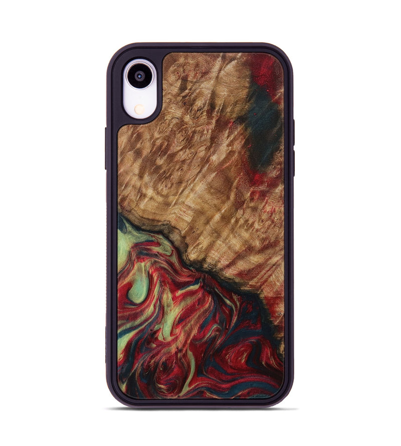 iPhone Xr Wood Phone Case - Liana (Red, 730905)