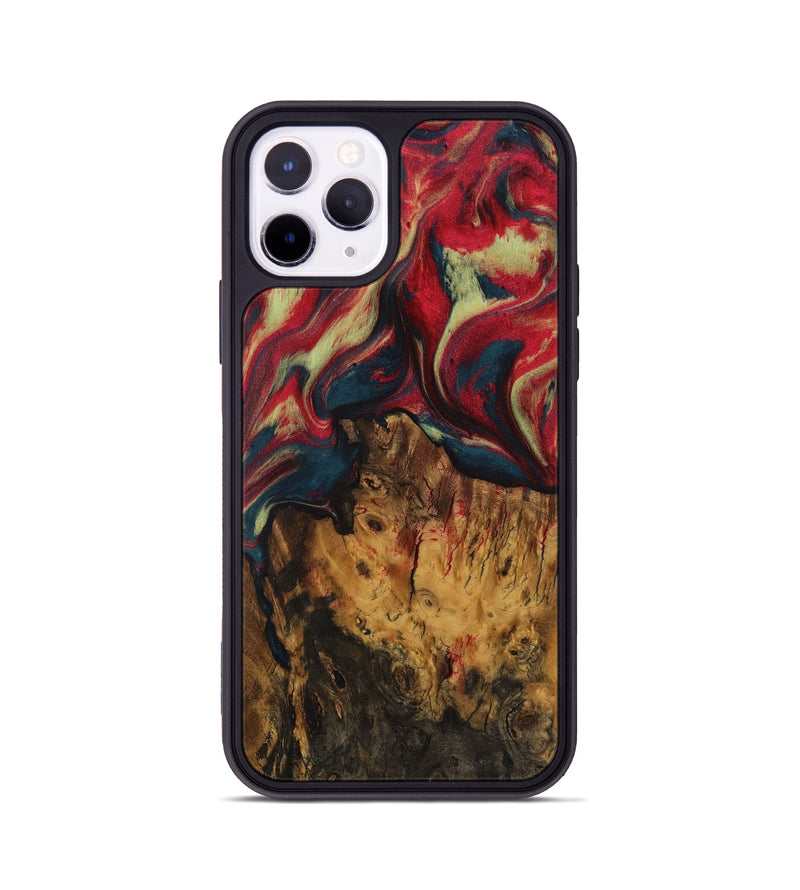 iPhone 11 Pro Wood Phone Case - Ellie (Red, 730906)