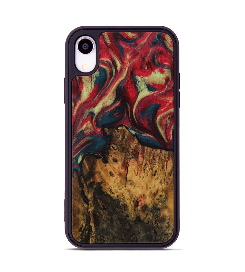 iPhone Xr Wood Phone Case - Ellie (Red, 730906)