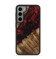 Galaxy S23 Plus Wood Phone Case - Evvy (Red, 730907)