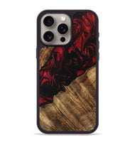 iPhone 15 Pro Max Wood Phone Case - Evvy (Red, 730907)