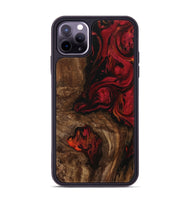 iPhone 11 Pro Max Wood Phone Case - Gilbert (Red, 730909)