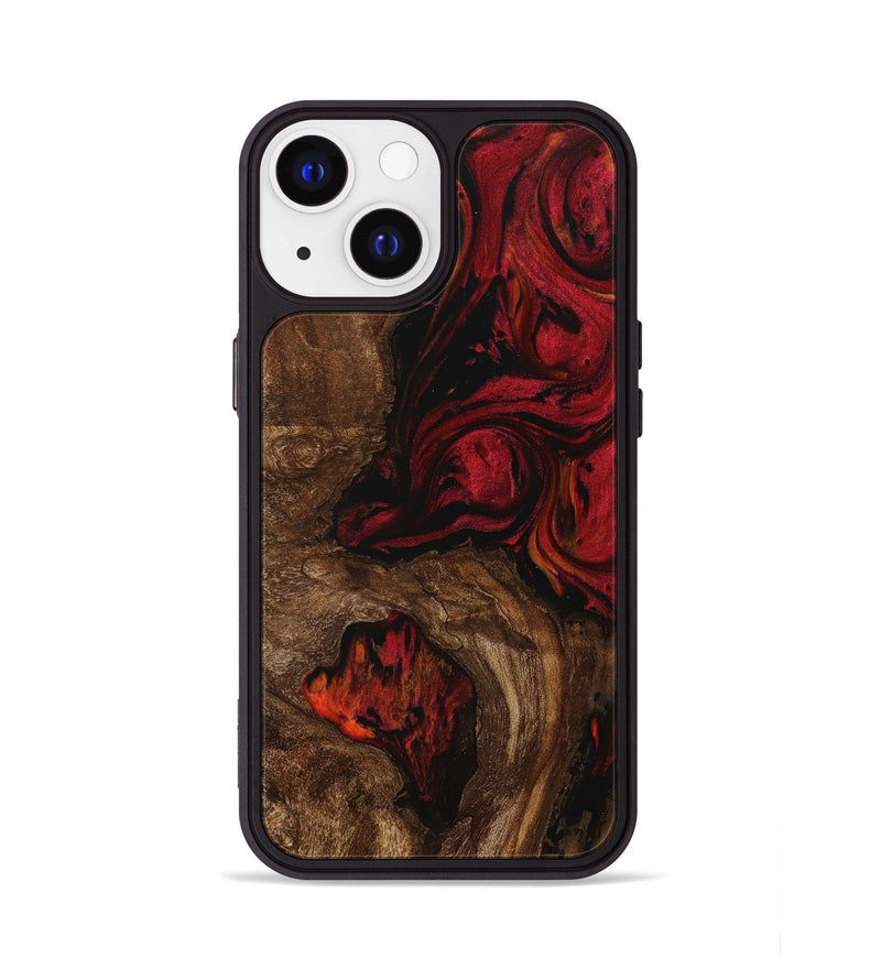 iPhone 13 Wood Phone Case - Gilbert (Red, 730909)