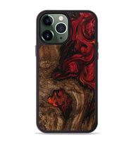 iPhone 13 Pro Max Wood Phone Case - Gilbert (Red, 730909)