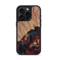 iPhone 15 Pro Wood Phone Case - Laron (Red, 730911)