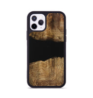 iPhone 11 Pro Wood Phone Case - Nelleke (Pure Black, 730916)