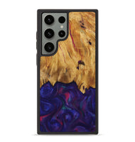 Galaxy S23 Ultra Wood Phone Case - Kathie (Purple, 730917)