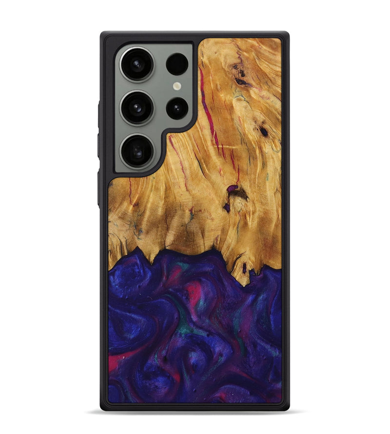 Galaxy S24 Ultra Wood Phone Case - Kathie (Purple, 730917)