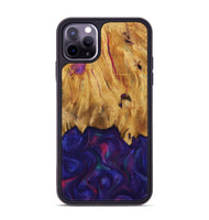 iPhone 11 Pro Max Wood Phone Case - Kathie (Purple, 730917)