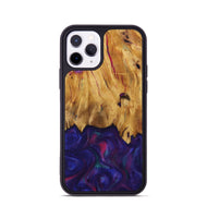 iPhone 11 Pro Wood Phone Case - Kathie (Purple, 730917)