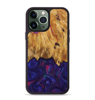 iPhone 13 Pro Max Wood Phone Case - Kathie (Purple, 730917)