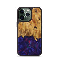 iPhone 13 Pro Wood Phone Case - Kathie (Purple, 730917)