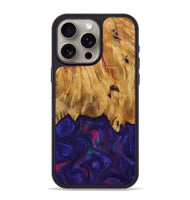 iPhone 15 Pro Max Wood Phone Case - Kathie (Purple, 730917)