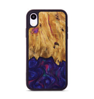 iPhone Xr Wood Phone Case - Kathie (Purple, 730917)