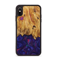 iPhone Xs Max Wood Phone Case - Kathie (Purple, 730917)