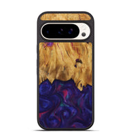 Pixel 9 Wood Phone Case - Kathie (Purple, 730917)