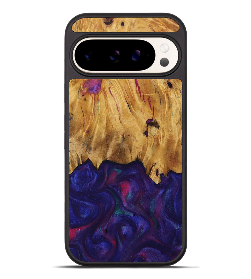 Pixel 9 Pro XL Wood Phone Case - Kathie (Purple, 730917)