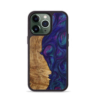 iPhone 13 Pro Wood Phone Case - Danelle (Purple, 730918)