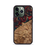 iPhone 13 Pro Wood Phone Case - Ursa (Red, 730919)