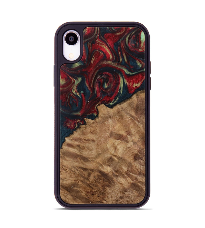 iPhone Xr Wood Phone Case - Ursa (Red, 730919)