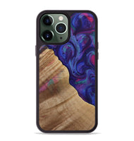 iPhone 13 Pro Max Wood Phone Case - Merissa (Purple, 730922)