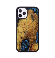 iPhone 11 Pro Wood Phone Case - Nooshin (Blue, 730924)