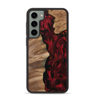 Galaxy S23 Plus Wood Phone Case - Atsuo (Red, 730925)