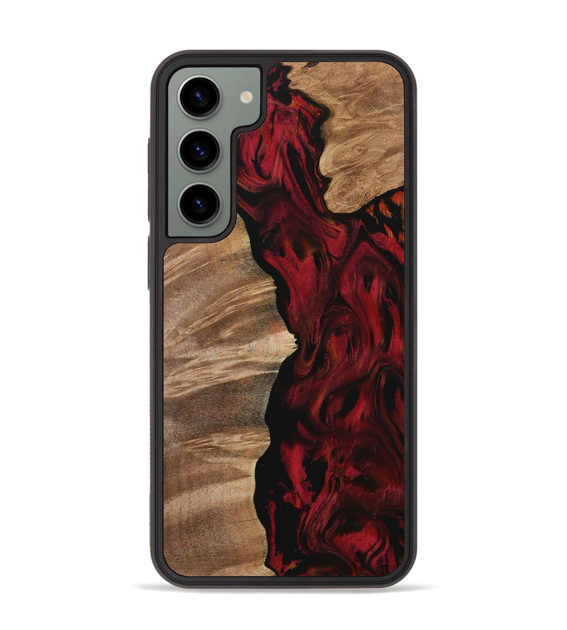 Galaxy S23 Plus Wood Phone Case - Atsuo (Red, 730925)