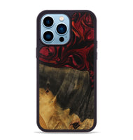 iPhone 14 Pro Max Wood Phone Case - Baylie (Red, 730926)