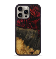 iPhone 15 Pro Max Wood Phone Case - Baylie (Red, 730926)