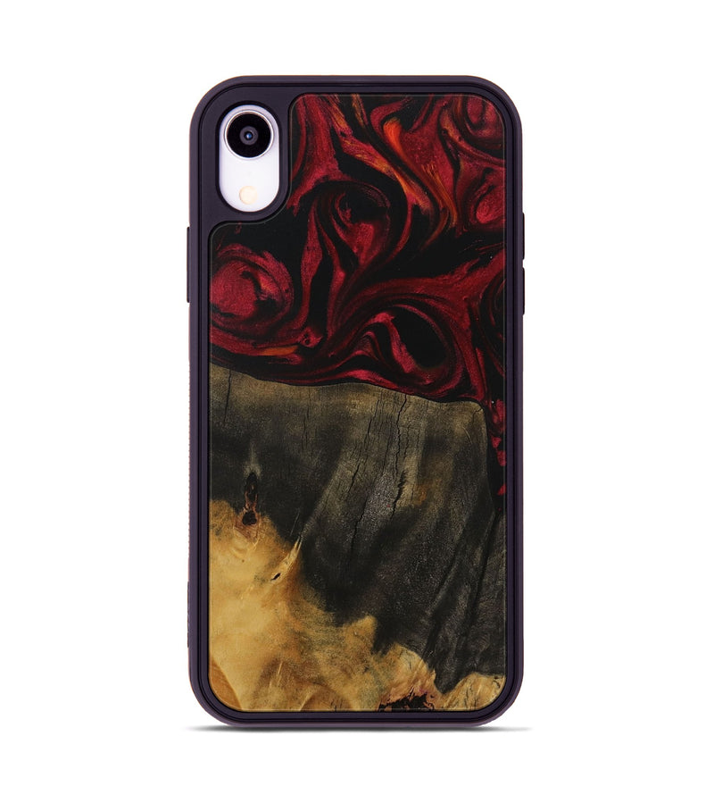 iPhone Xr Wood Phone Case - Baylie (Red, 730926)