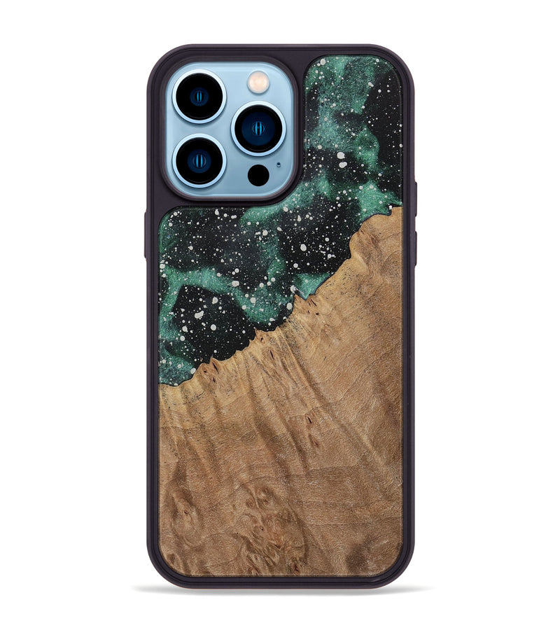 iPhone 14 Pro Max Wood Phone Case - Izetta (Cosmos, 730928)