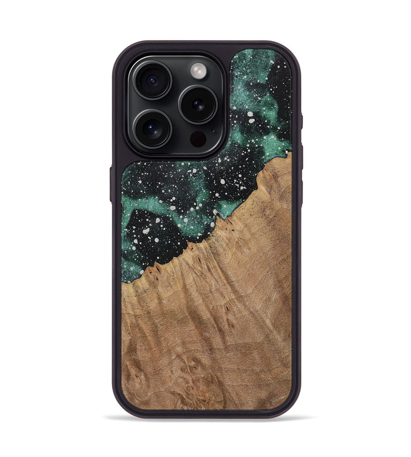 iPhone 15 Pro Wood Phone Case - Izetta (Cosmos, 730928)