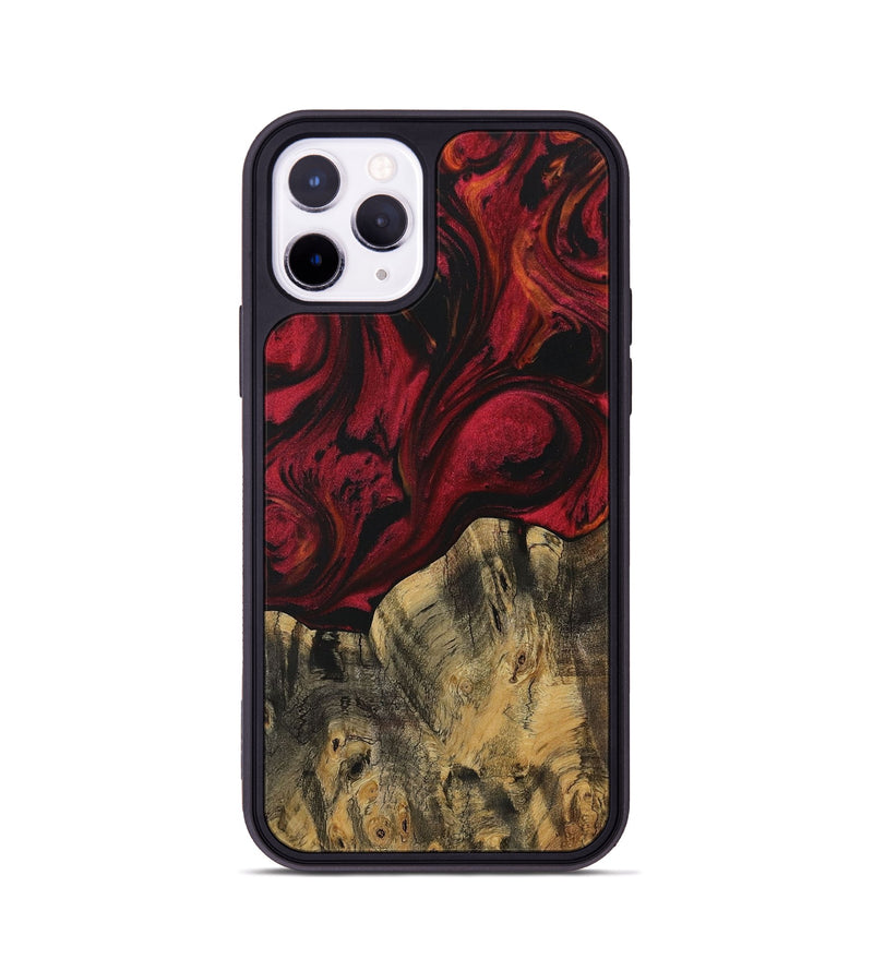 iPhone 11 Pro Wood Phone Case - Balak (Red, 730930)