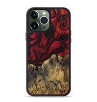 iPhone 13 Pro Max Wood Phone Case - Balak (Red, 730930)