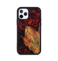 iPhone 11 Pro Wood Phone Case - Shona (Red, 730931)