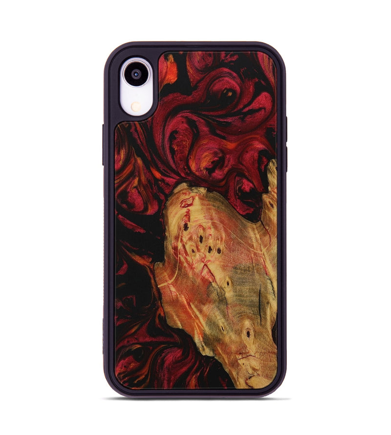 iPhone Xr Wood Phone Case - Shona (Red, 730931)