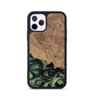 iPhone 11 Pro Wood Phone Case - Elease (Green, 730933)