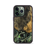 iPhone 13 Pro Wood Phone Case - Lish (Green, 730936)