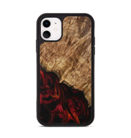 iPhone 11 Wood Phone Case - Pandora (Red, 730942)