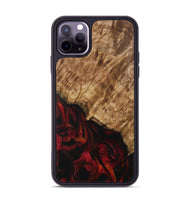 iPhone 11 Pro Max Wood Phone Case - Pandora (Red, 730942)