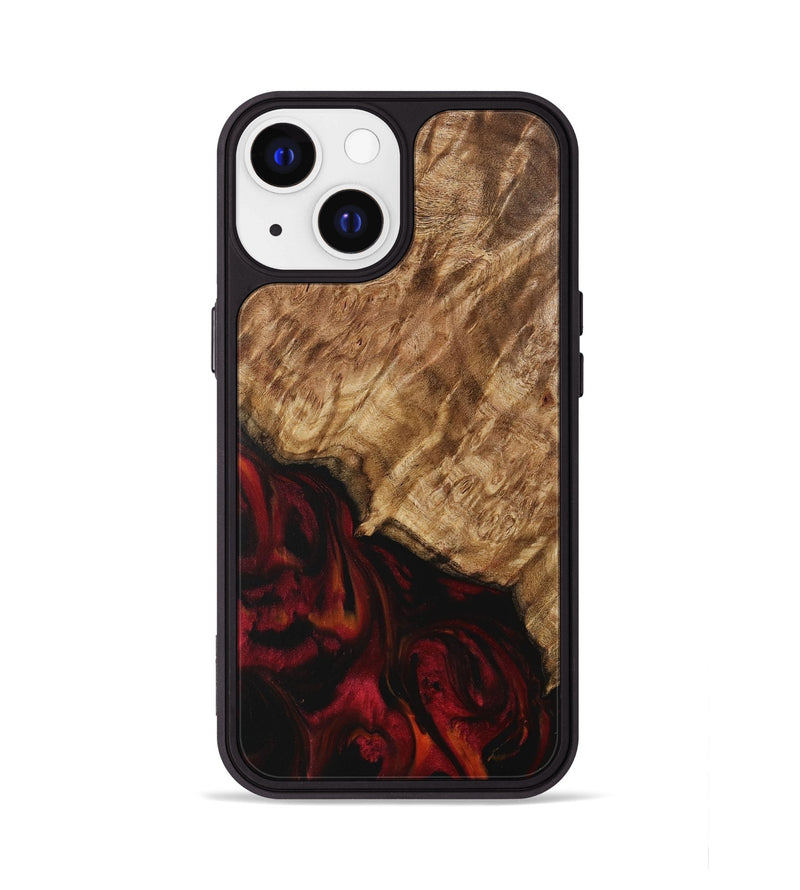 iPhone 13 Wood Phone Case - Pandora (Red, 730942)