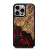 iPhone 15 Pro Max Wood Phone Case - Pandora (Red, 730942)