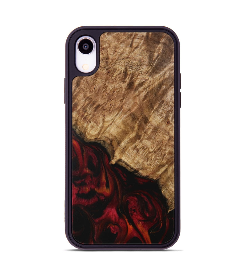 iPhone Xr Wood Phone Case - Pandora (Red, 730942)