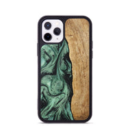 iPhone 11 Pro Wood Phone Case - Skyler (Green, 730945)