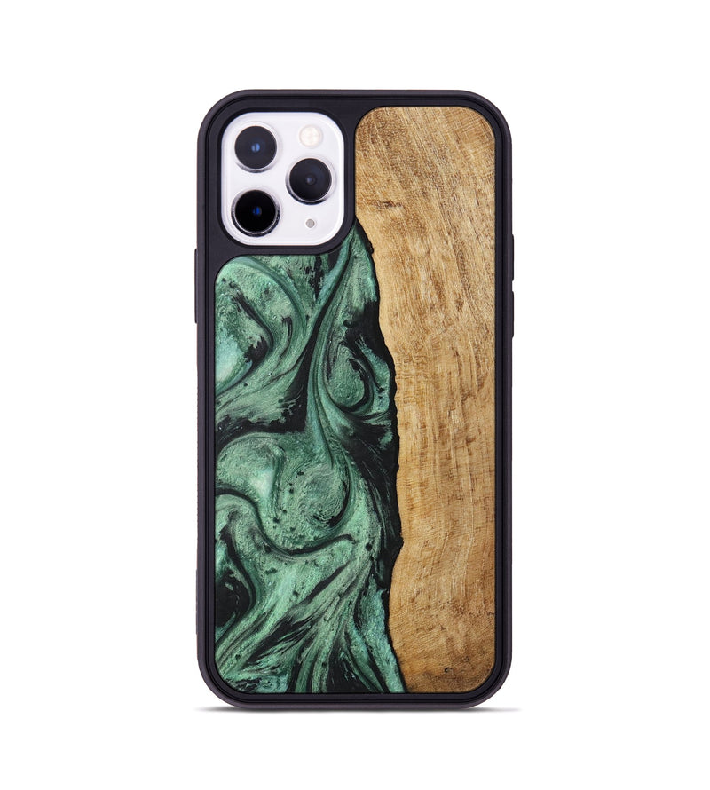 iPhone 11 Pro Wood Phone Case - Skyler (Green, 730945)