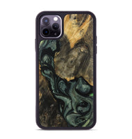 iPhone 11 Pro Max Wood Phone Case - Ilona (Green, 730947)